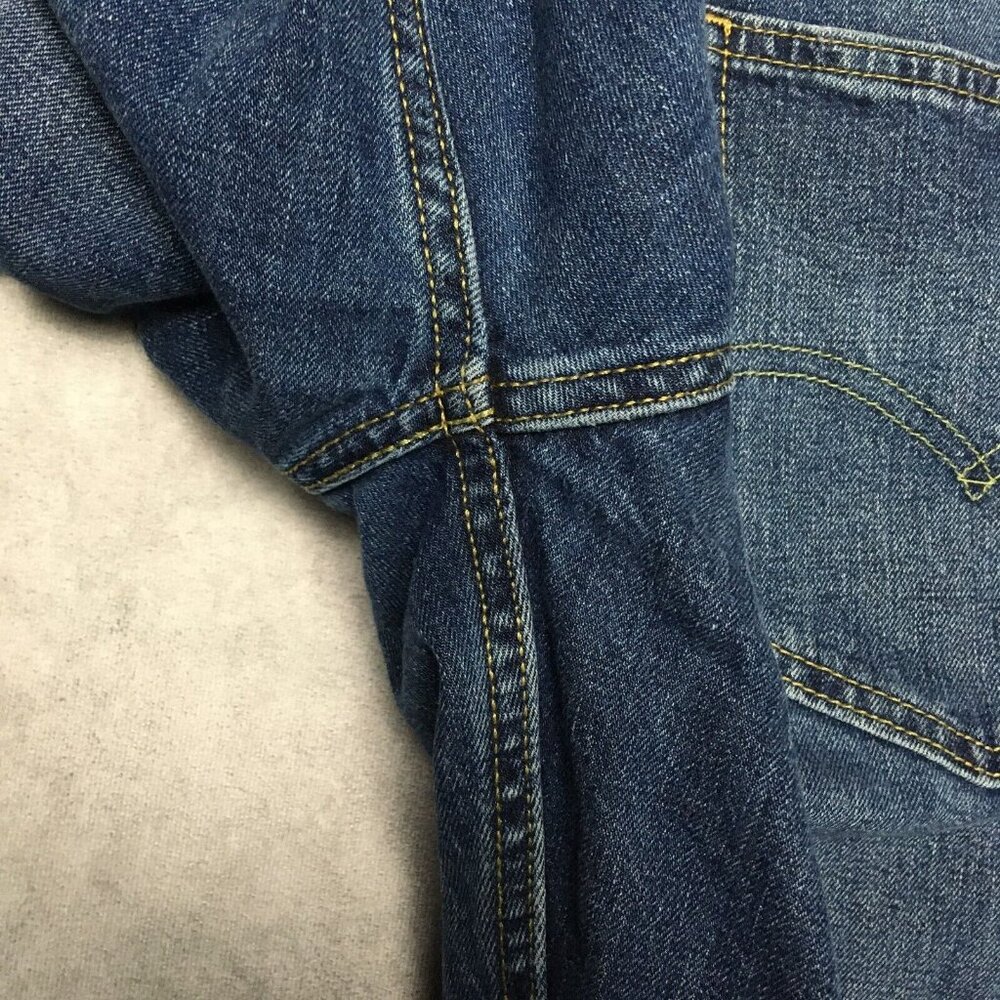 Levis 514 Straight Fit Mens Blue‎ Jeans size 38x30 Stretch Denim Pants - Picture 13 of 14